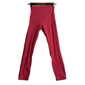 Lululemon Leggings Womens Size 2 Pink High Rise Yoga Athletic Pants